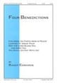 Four Benedictions SATB choral sheet music cover